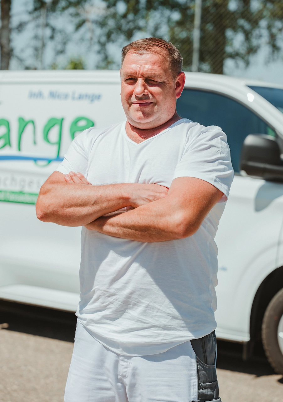 Rene Wittner, Facharbeiter bei Malergeschaeft Nico Lange